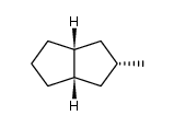 endo-3-methyl-cis-bicyclo(3.3.0)octane Structure
