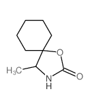 1-Oxa-3-azaspiro[4.5]decan-2-one,4-methyl-结构式