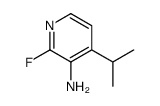 3-Pyridinamine,2-fluoro-4-(1-methylethyl)-(9CI) structure