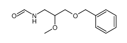 N-(3-benzyloxy-2-methoxypropyl)formamide Structure