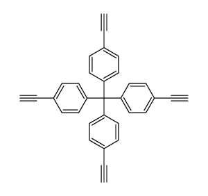 Tetrakis(4-ethynylphenyl)methane structure