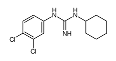 2-cyclohexyl-1-(3,4-dichlorophenyl)guanidine结构式