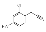 2-(4-amino-2-chlorophenyl)acetonitrile structure