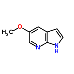 5-甲氧基-7-氮杂吲哚结构式
