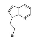 1-(2-Bromoethyl)-1H-pyrrolo[2,3-b]pyridine Structure