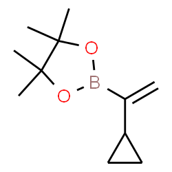 2-(1-Cyclopropylvinyl)-4,4,5,5-tetramethyl-1,3,2-dioxaborolane structure