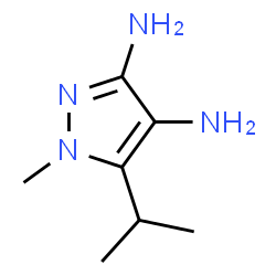1H-Pyrazole-3,4-diamine,1-methyl-5-(1-methylethyl)-(9CI) picture