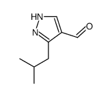 1H-Pyrazole-4-carboxaldehyde, 3-(2-methylpropyl)- (9CI) picture