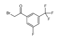 3-FLUORO-5-(TRIFLUOROMETHYL)PHENACYL BROMID structure