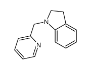1-(2-Pyridinylmethyl)indoline结构式