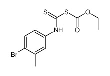 ethyl (4-bromo-3-methylphenyl)carbamothioylsulfanylformate结构式