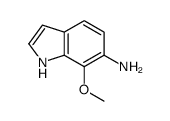 7-甲氧基-1H-吲哚-6-胺结构式
