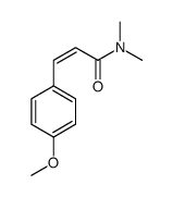 3-(4-methoxyphenyl)-N,N-dimethylprop-2-enamide结构式