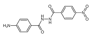 N-(4-aminobenzoyl)-N'-(4-nitrobenzoyl)hydrazine Structure