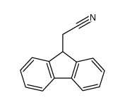 9-(cyanomethyl)fluorene Structure