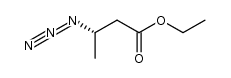 ethyl (S)-(+)-3-azidobutyrate Structure
