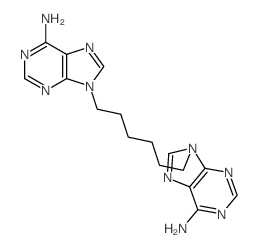 9H-Purin-6-amine,9,9'-(1,6-hexanediyl)bis-结构式