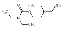 Carbamic acid,diethyl-, 2-(diethylamino)ethyl ester (6CI,7CI,8CI,9CI)结构式