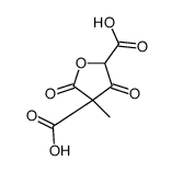 4-methyl-3,5-dioxooxolane-2,4-dicarboxylic acid Structure