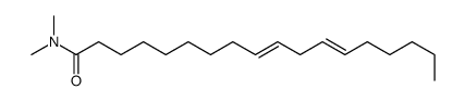 N,N-dimethyl-9,12-octadecadienamide结构式