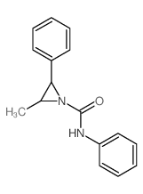 1-Aziridinecarboxanilide,2-methyl-3-phenyl-, trans- (8CI) structure