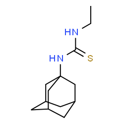 1-(1-Adamantyl)-3-ethylthiourea Structure