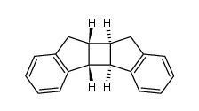 (4bR*,4cR*,9aR*,9bR*)-4b,4c,9,9a,9b,10-hexahydrocyclobuta[1,2-a:4,3-a']diindene Structure