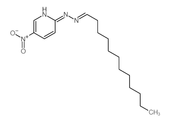 Dodecanal,2-(5-nitro-2-pyridinyl)hydrazone结构式