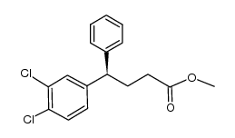 methyl (4R)-4-(3,4-dichlorophenyl)-4-phenylbutanoate Structure