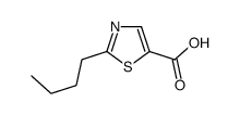 2-butyl-1,3-thiazole-5-carboxylic acid结构式