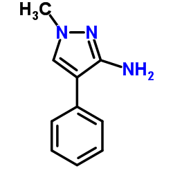 1-Methyl-4-phenyl-1H-pyrazol-3-amine structure