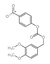 Carbonic acid,(3,4-dimethoxyphenyl)methyl 4-nitrophenyl ester结构式