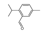 Benzaldehyde, 5-methyl-2-(1-methylethyl)- (9CI)结构式