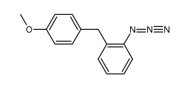 2-azido-4'-methoxydiphenylmethane Structure