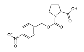 1-[(4-NITROBENZYLOXY)CARBONYL]-PYRROLIDINE-2-CARBOXYLIC ACID structure