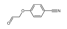 (4-cyano-phenoxy)acetaldehyde结构式