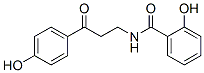 N-[3-(p-Hydroxyphenyl)-3-oxopropyl]salicylamide Structure