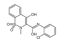 N-(2-Chlorophenyl)-4-hydroxy-2-methyl-2H-1,2-benzothiazine-3-carboxamide 1,1-dioxide结构式