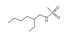 N-(2-ethylhexyl)methanesulfonamide结构式