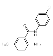 Benzamide,2-amino-N-(4-chlorophenyl)-5-methyl-结构式