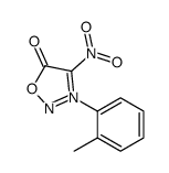 3-(2-methylphenyl)-4-nitrooxadiazol-3-ium-5-olate结构式