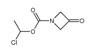 1-chloroethyl 3-oxo-1-azetidinecarboxylate Structure