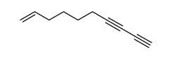 1-decene-7,9-diyne Structure