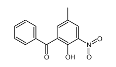 (2-hydroxy-5-methyl-3-nitrophenyl)-phenylmethanone Structure