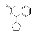 cyclopentylidene(phenyl)methyl acetate结构式