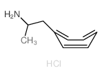 (R)-Amphetamine Hydrochloride结构式