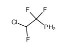 (2-chloro-1,1,2-trifluoro-ethyl)-phosphane Structure