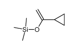 1-cyclopropyl-1-(trimethylsiloxy)ethylene Structure
