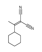 2-(1-cyclohexylethylidene)malononitrile结构式