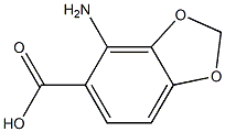 4-aminobenzo[d][1,3]dioxole-5-carboxylic acid Structure